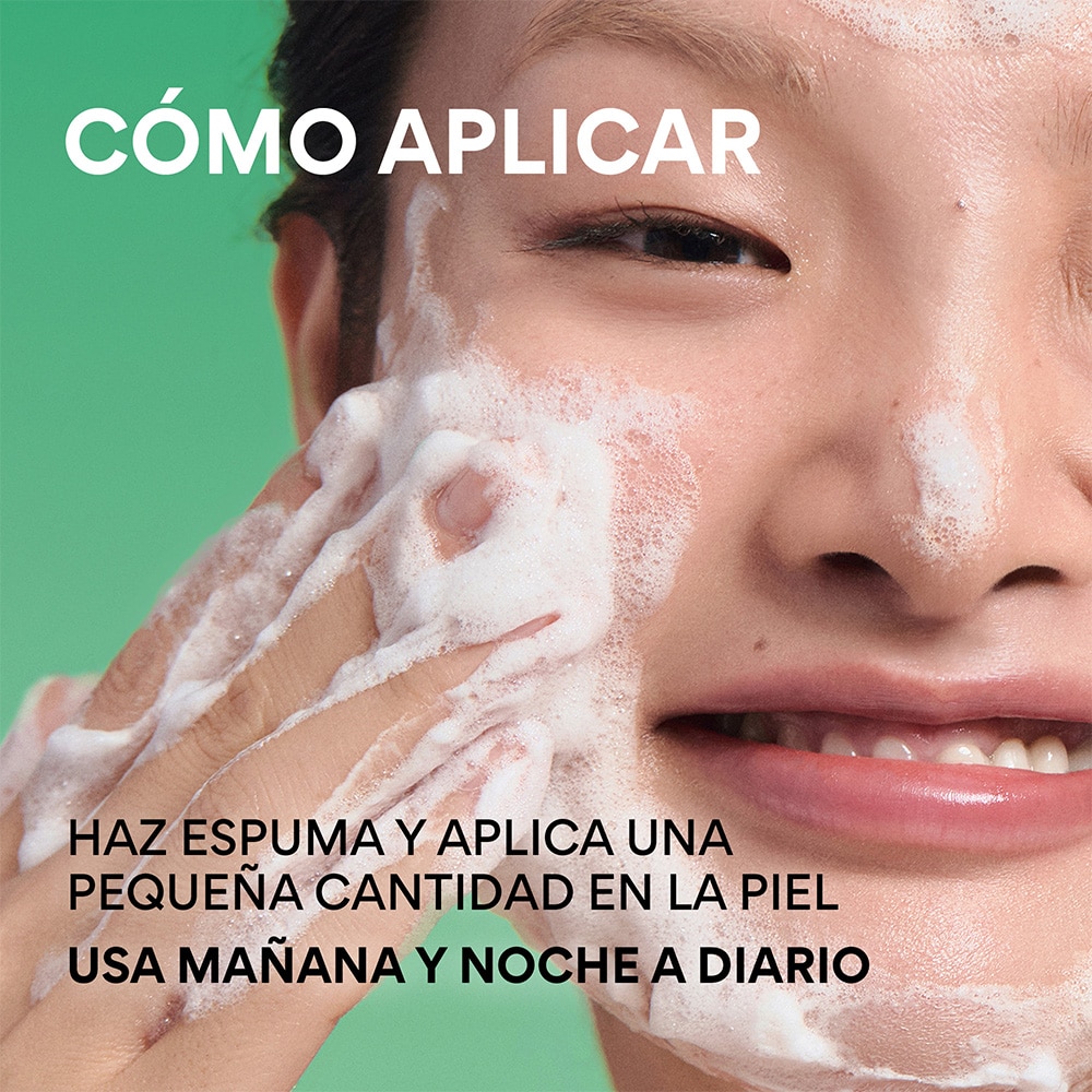 SULFATE-FREE GREEN TEA AMINO ACID CLEANSING FOAM (ESPUMA LIMPIADORA DE T&Eacute; VERDE Y AMINO&Aacute;CIDOS)